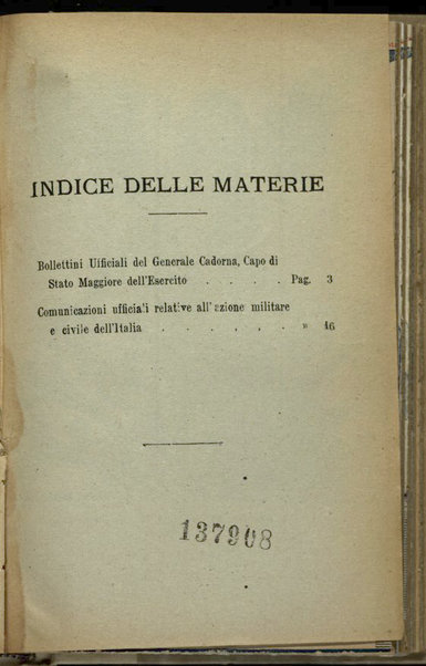 Il diario della nostra guerra : bollettini ufficiali dell'esercito e della marina